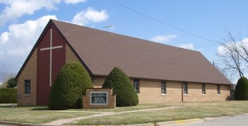 First Lutheran Church in LaCrosse, Kansas.